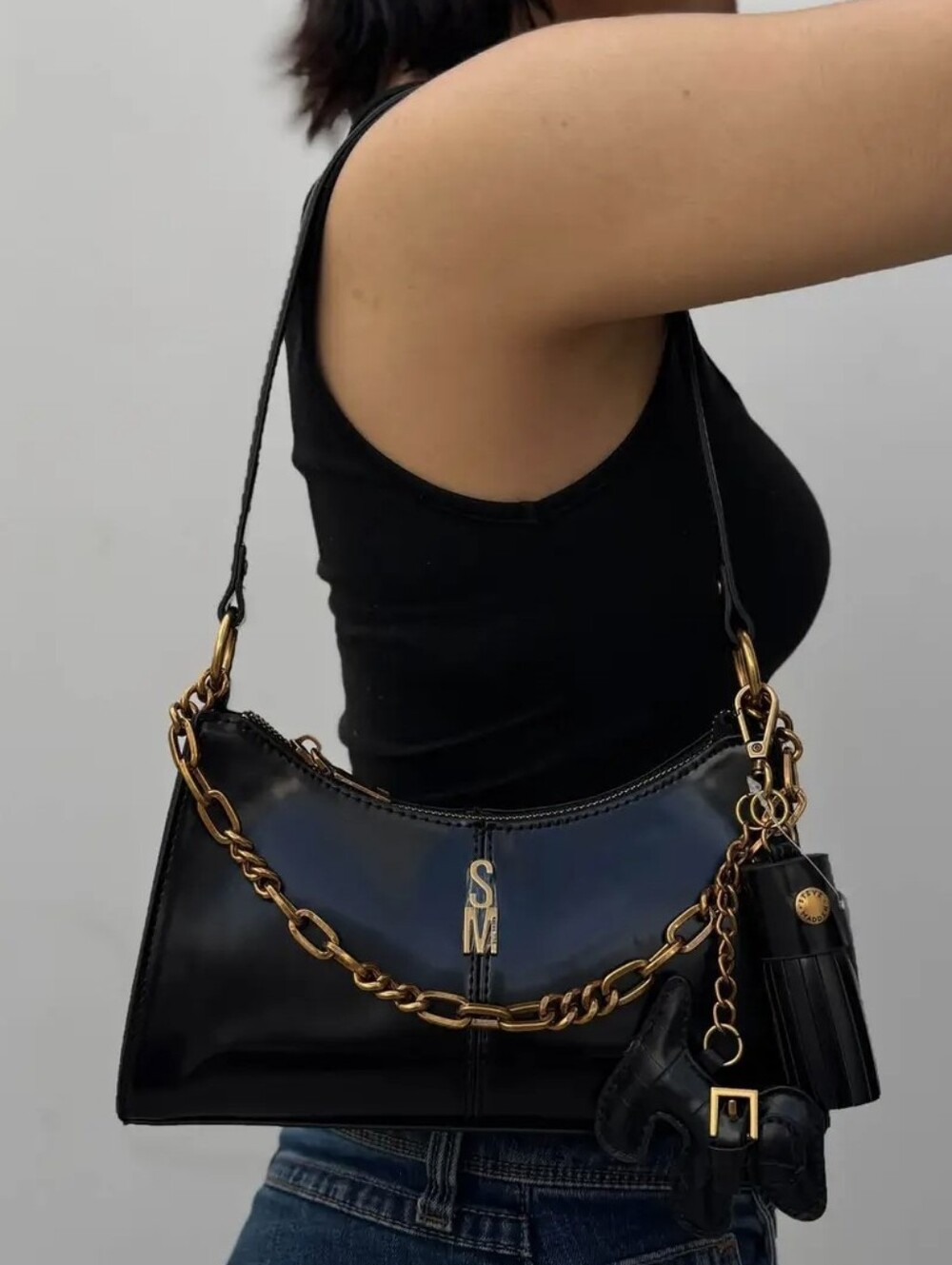 Steve Madden Chain Shoulder Handbag